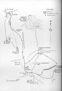 Itinéraires à skis La Plagne 1964