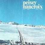 plan des pistes Peisey-Vallandry 1972 P1