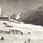 Cours de ski église Peisey1960