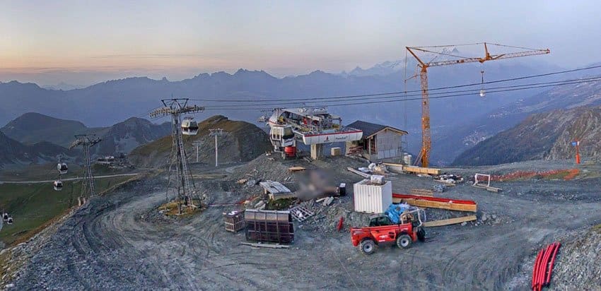Nouveau télésiège des Inversens