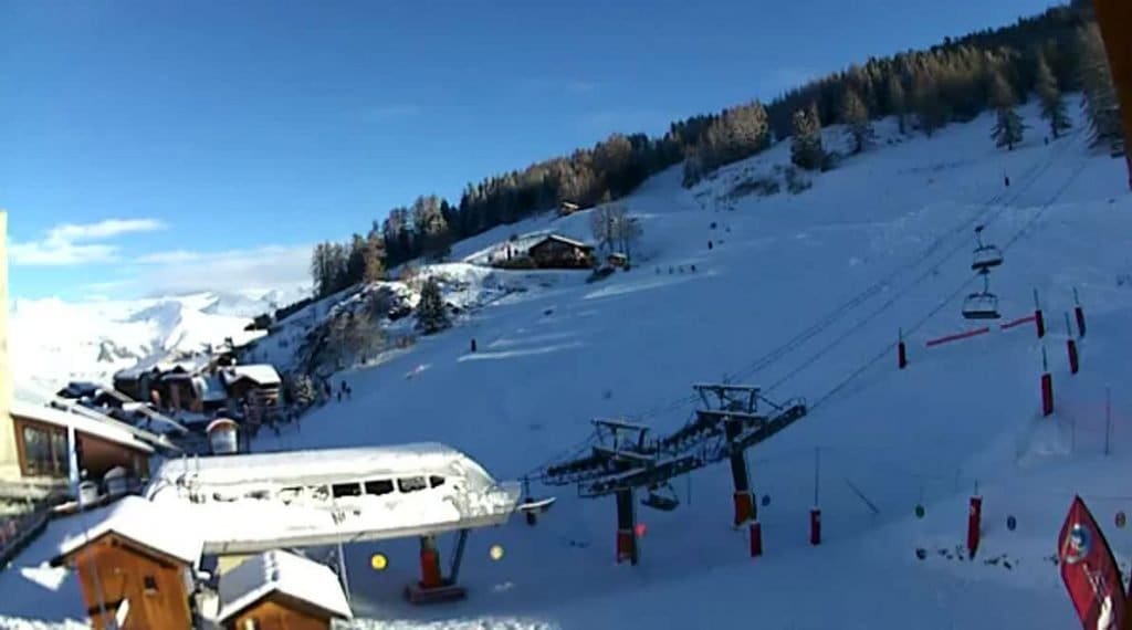 Front de neige Plan Peisey le 20 décembre 2018